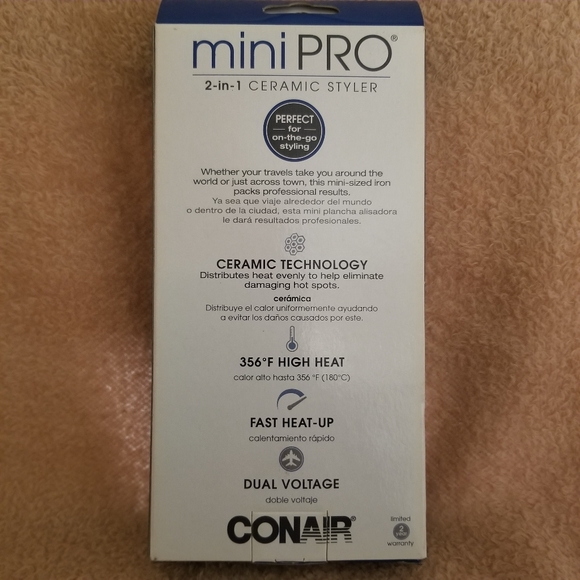 Conair Mini Pro 2-in-1 Ceramic Styler - Picture 3 of 5